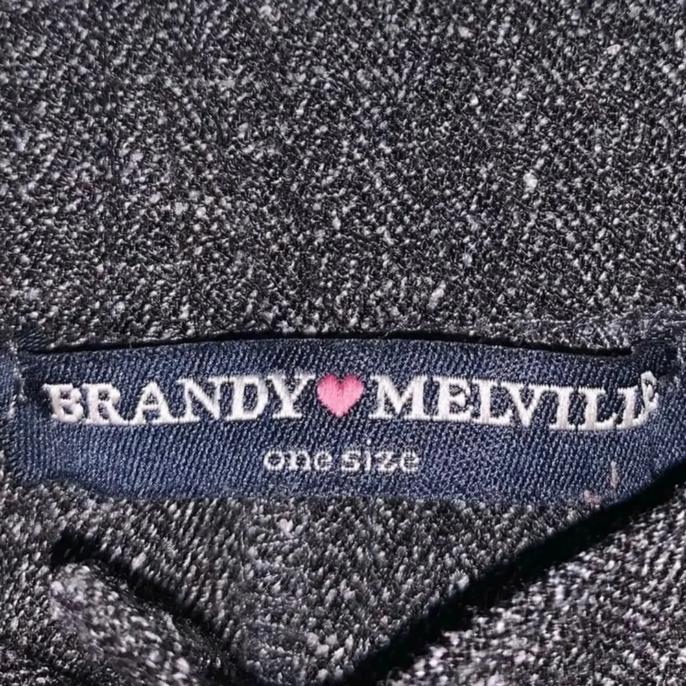 Brandy Melville Button Front Skater Skirt One Size‎ Gray A-Line Mini Y2K